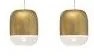 Κρεμαστό Φωτιστικό Οροφής 2xLED 4,2W Dimmable Triac Φυσητό Γυαλί Αράχνη Gong Mini 2L Prandina-1A63002313098-Χρυσό 1A63002313098