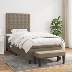 ΚΡΕΒΑΤΙ BOXSPRING ΜΕ ΣΤΡΩΜΑ TAUPE 80X200 ΕΚ. ΥΦΑΣΜΑΤΙΝΟ 3136873