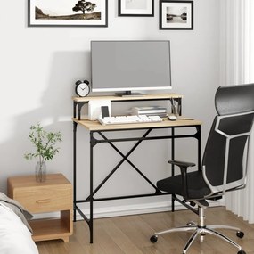 vidaXL Γραφείο Sonoma Δρυς 80x50x90 εκ. από Επεξεργασμένο Ξύλο