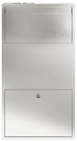 vidaXL Θυρίδα Πακέτων Με επίστρωση χρωμίου 44 x 22 x 82 εκ. Ατσάλι
