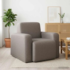 vidaXL Πολυθρόνα Taupe Ύφασμα