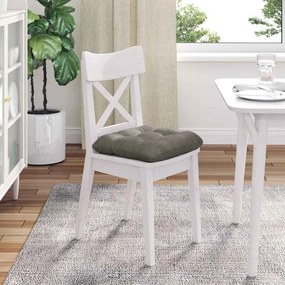 vidaXL Μαξιλάρια καθισμάτων 4 pcs Ανοιχτό γκρι 45 x 45 cm