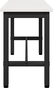 vidaXL Καθιστικό Σαλονιού 2 pcs Λευκό 100 x 32,5 x 49 εκ