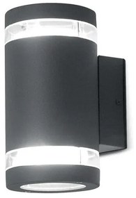 Απλίκα Φωτιστικό Τοίχου 2xGX53 Ανθρακί IP44 Magnus MAGNUS-2 Elstead Lighting-MAGNUS-2-Ανθρακί MAGNUS-2