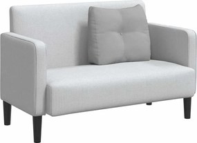 vidaXL Μαξιλάρι Πλάτης Σκίουρος Γκρί 60 x 24 x 50 εκ ύφασμα
