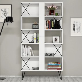 Study Desk &amp; Bookshelf Extra 2 - White White
Black
