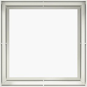 vidaXL Ζαρντινιέρα Λευκή 100x100x80 εκ. από Χάλυβα