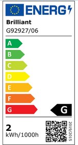 Φωτιστικό LED Brilliant Timmi - 29x32cm - Μαύρο