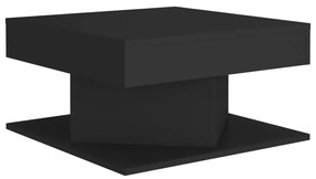 vidaXL Τραπεζάκι Σαλονιού Μαύρο 57 x 57 x 30 εκ. από Μοριοσανίδα