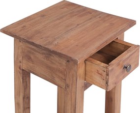vidaXL Ανθοστήλη 30 x 30 x 75 εκ. από Μασίφ Ξύλο Μαόνι