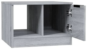Τραπεζάκι Σαλονιού Γκρι Sonoma 50x50x36 εκ. Επεξεργασμένο Ξύλο - Γκρι