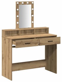 vidaXL Τραπέζι περιποίησης Καφέ 100 x 41 x 140 εκ. Επεξεργασμένο ξύλο
