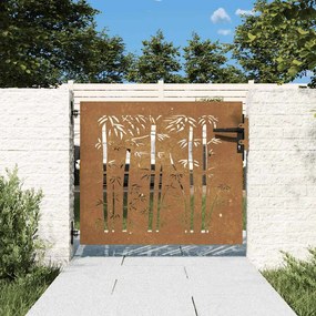 vidaXL Πύλη Κήπου 85 x 75 cm Ατσάλι με Επικάλυψη Πούδρας Κλειδώσιμο