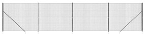 vidaXL Συρματόπλεγμα Περίφραξης Ανθρακί 1,8 x 10 μ. με Καρφωτές Βάσεις