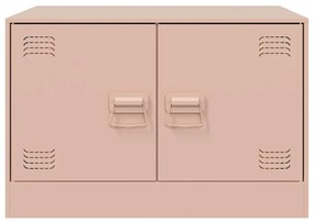 vidaXL Τραπεζάκι Σαλονιού Ροζ 67 x 50 x 44 εκ. από Ατσάλι