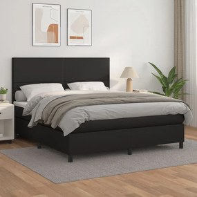 ΚΡΕΒΑΤΙ BOXSPRING ΜΕ ΣΤΡΩΜΑ ΜΑΥΡΟ 160X200ΕΚ.ΑΠΟ ΣΥΝΘΕΤΙΚΟ ΔΕΡΜΑ 3142731