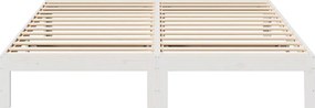 vidaXL Σκελετός Κρεβ. Χωρίς Στρώμα Λευκό 180x200 εκ Μασίφ Πεύκο