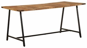 vidaXL Τραπεζαρία 160 x 80 x 75 εκ. από Μασίφ Ξύλο Μάνγκο