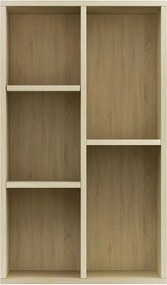 vidaXL Ραφιέρα / Βιβλιοθήκη Sonoma Δρυς 50x25x80 εκ. από Επεξ. Ξύλο