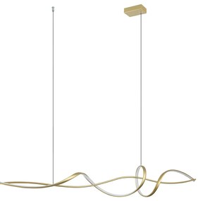 Φωτιστικό Οροφής LED Dimmable Zambelis 23108 Gold Matt