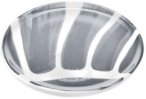 Πιατέλα Σερβιρίσματος Στρογγυλή Striche SK00714 Φ33cm White-Grey Zafferano Κεραμικό