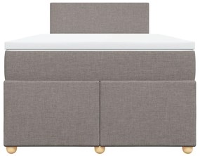 ΚΡΕΒΑΤΙ BOXSPRING ΜΕ ΣΤΡΩΜΑ TAUPE 120X190 ΕΚ. ΥΦΑΣΜΑΤΙΝΟ 3288916