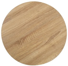 vidaXL Τραπέζι Bistro Ανοιχτό Καφέ 80 εκ. από MDF