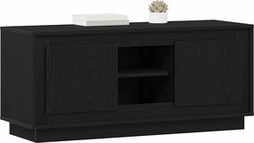 vidaXL Ντουλάπι TV 102 x 35 x 45 εκ. Μαύρη Οξυά Επεξεργασμένο Ξύλο