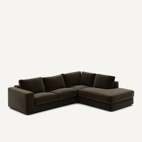 Γωνιακός καναπές από βελούδο, Skander