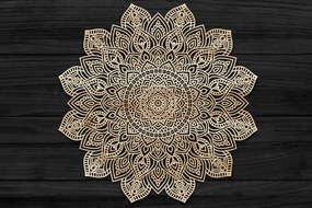 Intra απο ξύλο plywood 3mm-4mm πάχος Τρισδιάστατη Mandala Δίασταση 30x30 cm INTRAFABR-73486587