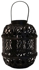 Φανάρι Bamboo 00.06.61120 Φ23x32cm Black Bamboo