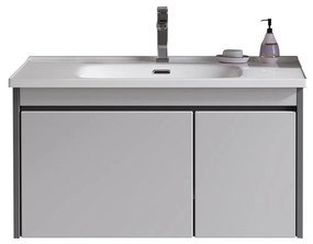 Bathroom Βench with sink YVONNE 60 Grey 60x50x43 cm 60x50x43 εκ.