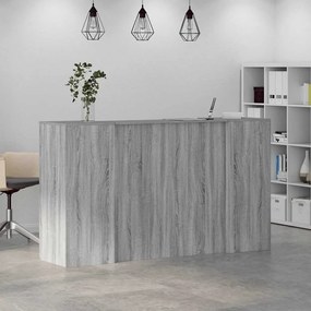 vidaXL Γραφείο υποδοχής 180x50x103,5 εκ. Επεξεργασμένο Ξύλο