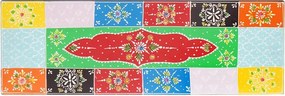 vidaXL Ράφια Τοίχου Επιτοίχιο Πολύχρωμο 60 x 20 x 6 cm
