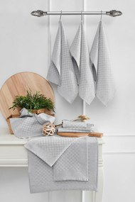 Kitchen Towel Set (10 Pieces) Lola - Grey Grey
