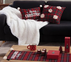 Χριστουγεννιάτικη Τραβέρσα Red Check 33x150 - Nef-Nef Homeware