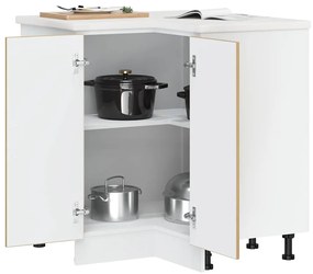 vidaXL Γωνιακό ντουλάπι βάσης κουζίνας &quot;Lucca&quot; Artisan Oak