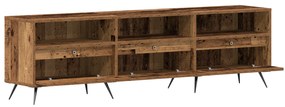 vidaXL Ντουλάπα TV Παλιού Ξύλου 150x30x44,5 εκ. Από Μηχανικά ξύλα