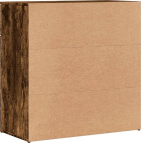 vidaXL Βοηθητικό Ντουλάπι Καπνιστή Δρυς 79x38x80εκ. Επεξεργασμένο Ξύλο