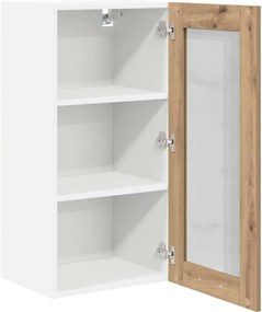 vidaXL Κρεμαστό ντουλάπι 2 pcs Artisan Oak Επεξεργασμένο Ξύλο