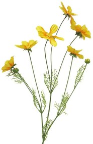 Τεχνητό Κλαδί Κόσμος 5802-7 92cm Yellow Supergreens Πολυαιθυλένιο