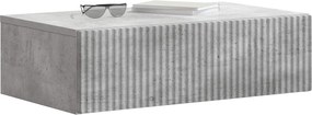 vidaXL Τραπεζάκι Τοίχου 59 x 34,5 x 17 εκ. Επεξεργασμένο Ξύλο