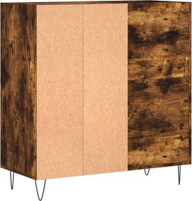 vidaXL Δισκοθήκη Καπνιστή Δρυς 84,5 x 38 x 89 εκ. από Επεξεργ. Ξύλο