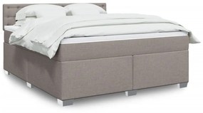 ΚΡΕΒΑΤΙ BOXSPRING ΜΕ ΣΤΡΩΜΑ TAUPE 180X200 ΕΚ. ΥΦΑΣΜΑΤΙΝΟ 3288285