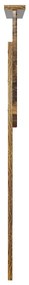 vidaXL Κεφαλάρι Καπνιστό Δρύς 75 cm Επεξεργασμένο ξύλο