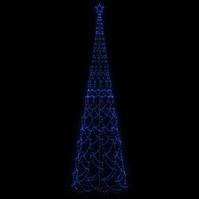 vidaXL Χριστουγεννιάτικο Δέντρο Κώνος 3000 LED Μπλε 230 x 800 εκ.