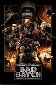 Αφίσα Star Wars: The Bad Batch - Montage, (61 x 91.5 cm)