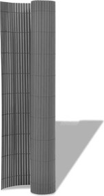 vidaXL Φράχτης Κήπου Γκρι 150 x 300 cm PVC