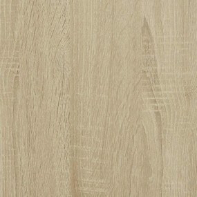 Πάγκος παπουτσιών Sonoma Oak Κατασκευασμένο ξύλο και μέταλλο - Καφέ