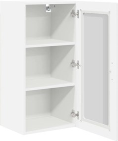 vidaXL Ραφιέρα τοίχου PORTO 2 pcs Υψηλής γυαλάδας λευκό